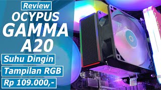 Review Ocypus Gamma A20 Rgb Cpu Cooler Kecil Dengan Tampilan Keren Rgb