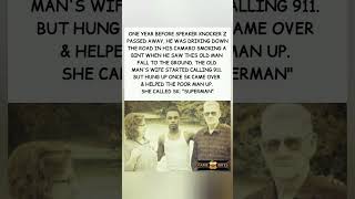 She was calling 911. Then she saw him. And hung up. 📞➡️🦸‍♂️#SpeakerKnockerZ #Superman #Kindness