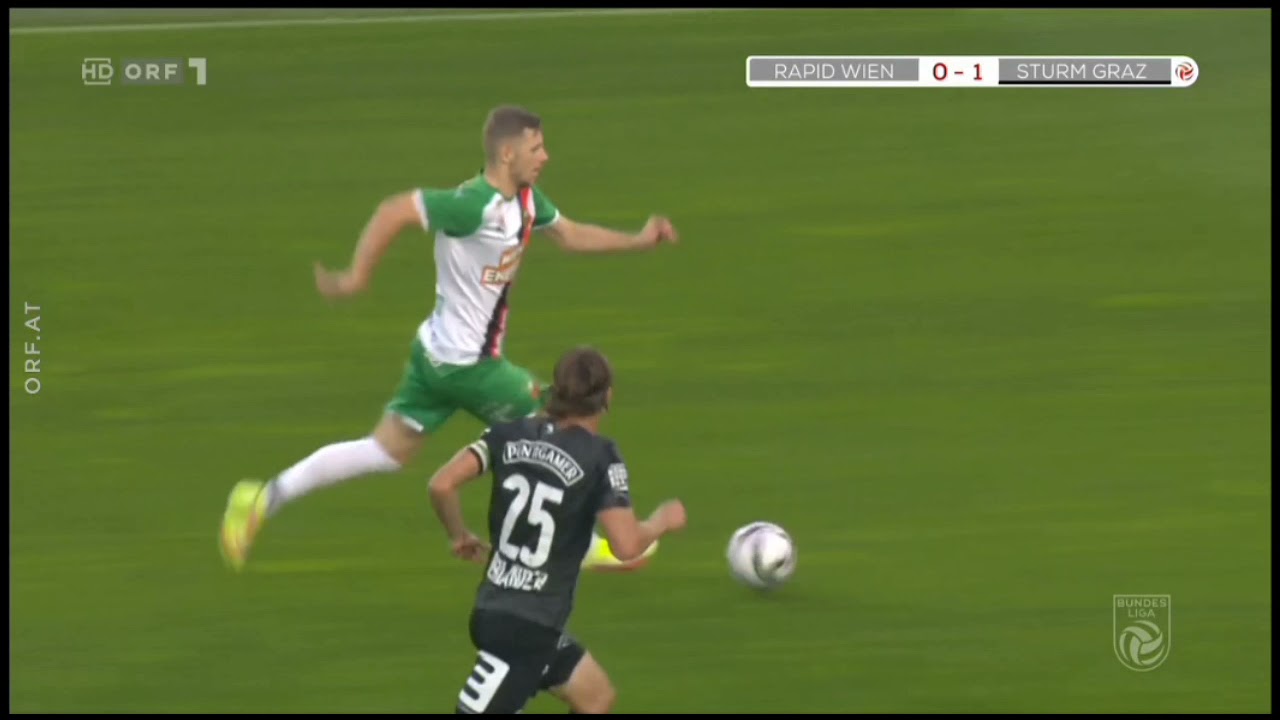 Rapid Wien gegen SK Sturm Graz Saison 2021/2022  Runde 9