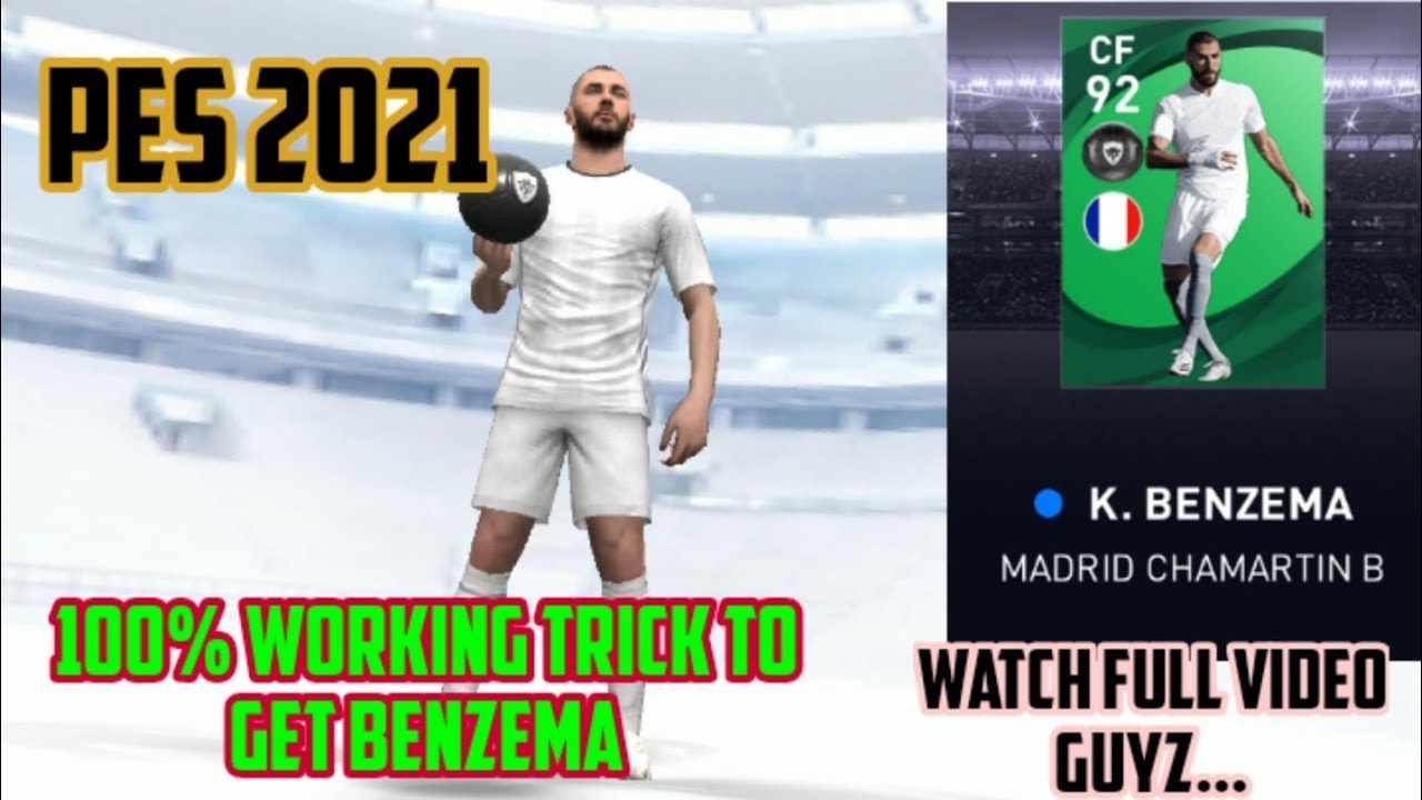 100% WORKING TRICK TO GET BENZEMA FROM POTW IN PES 2021