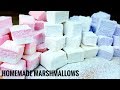 Homemade Marshmallows(flavored marshmallows) WITHOUT THERMOMETER AND WITHOUT CORN SYRUP