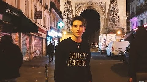Kazuma Mitchell from INTERSECTION in PARIS FASHION WEEK 2020AW