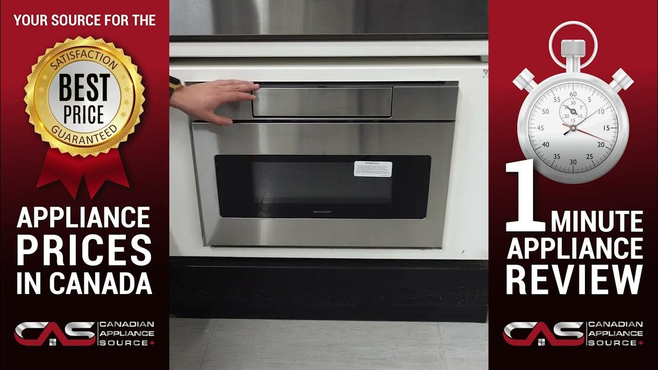 Sharp SMD2477ASC Microwave Drawer Review One Minute Info YouTube