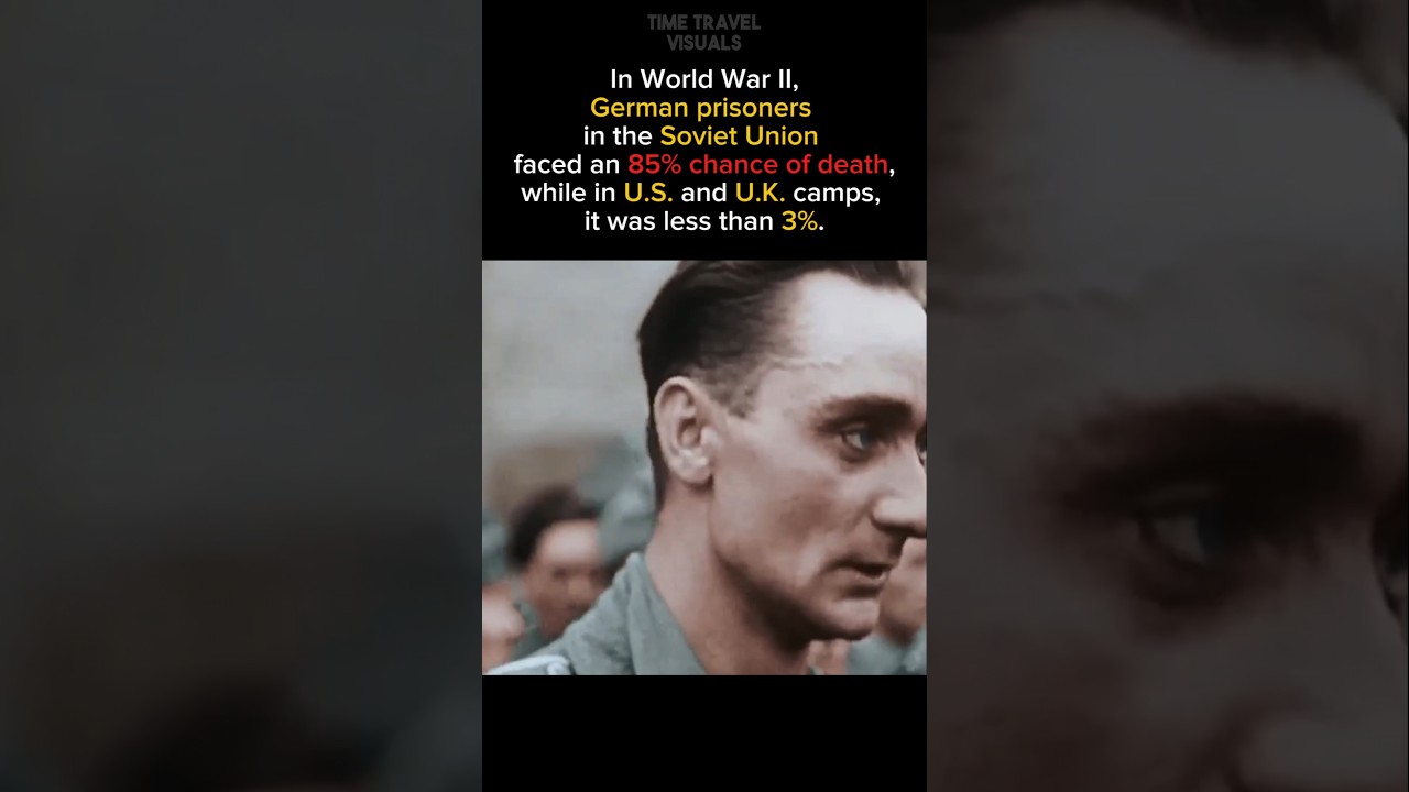 German POWs in the USSR Had an 85% Death Rate — Less Than 3% in US/UK Camps! 