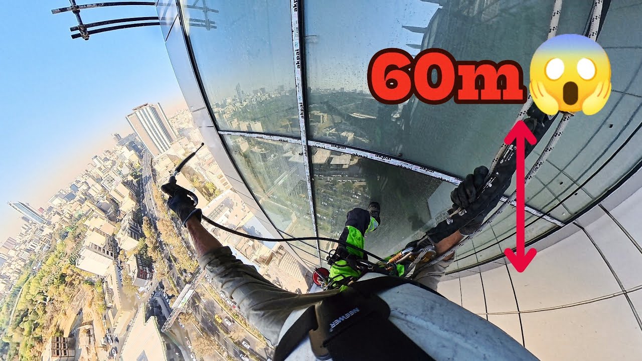 Don’t Look Down: Cleaning Skyscrapers with a Water Jet | POV