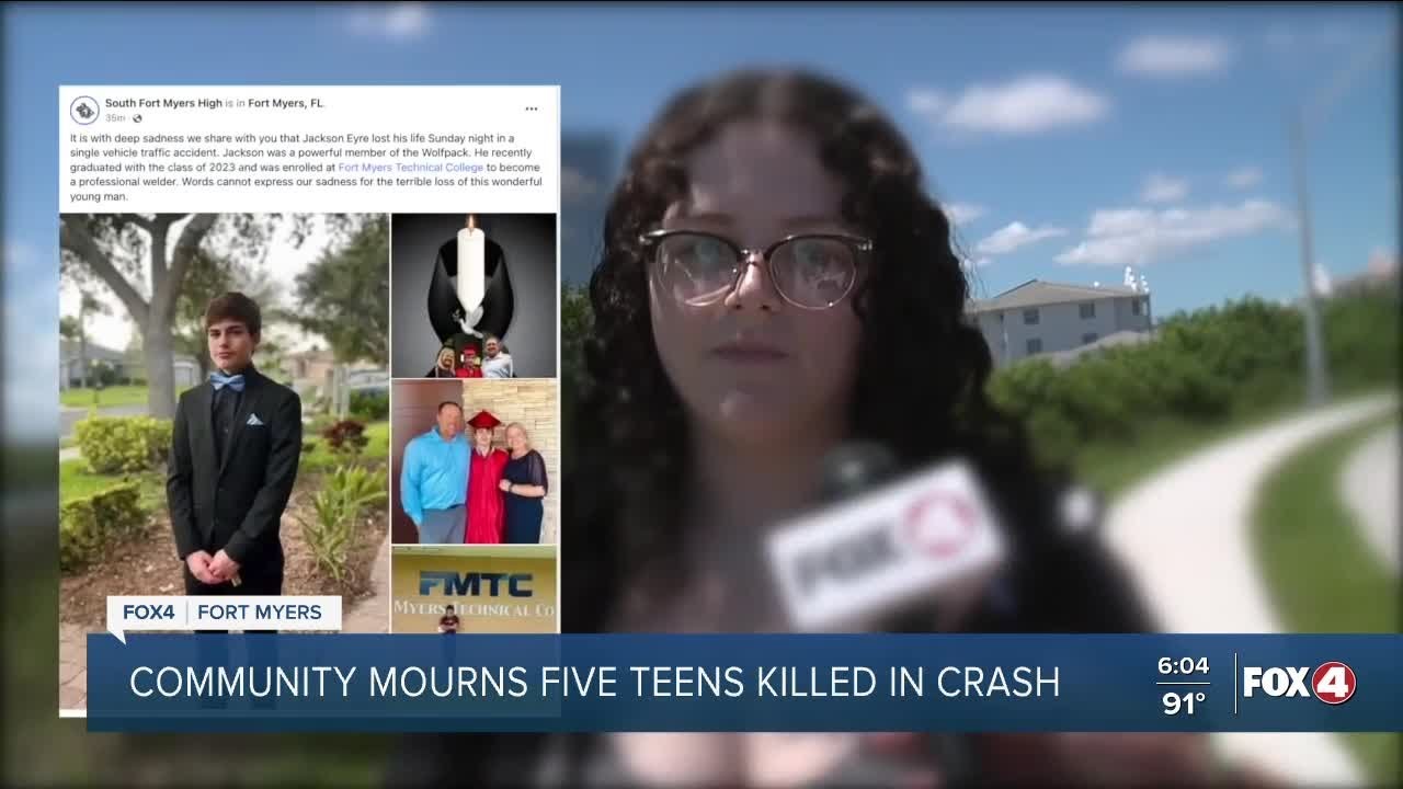 Community mourns teens killed in crash - YouTube