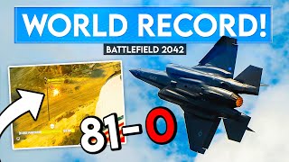 The Battlefield 2042 Jet World Record! (without cheats)