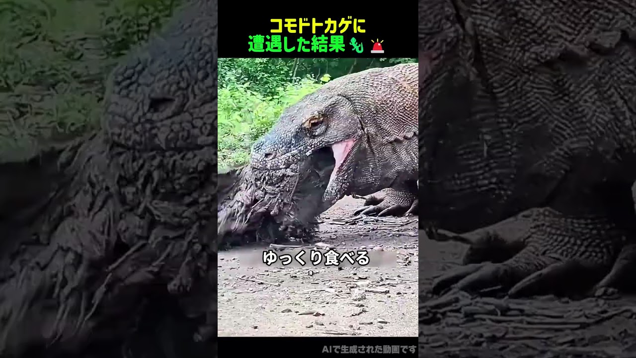 【コモドオオトカゲに遭遇したらすぐ逃げるべき理由】