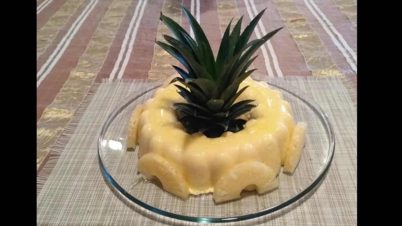 GELATINA DE PIÑA (FACIL, RAPIDA Y RIQUISIMA) YouTube