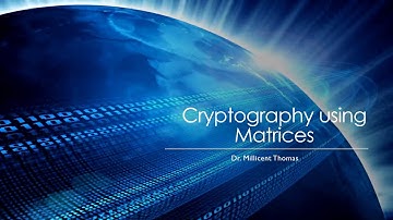 Cryptography using Matrices 2.4