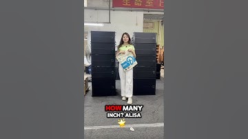 Compact dual 10 inch passive and active line array speakers sound system #linearray #proaudio