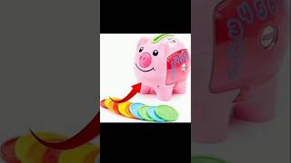 Fisher-Price Baby & Toddler Toy Laugh & Learn Smart Stages Piggy Bank with Educational
