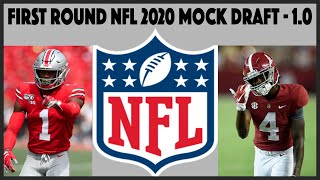 2020 NFL Mock Draft 1.0 - First Round w/ No Trades (10.2.2020)
