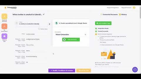 Connecting  Calendly with Integrately