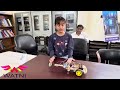 Little Girl Builds Smart Arduino Car That Detects Table Edge!