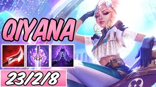 S+ PRESTIGE EDITION TRUE DAMAGE QIYANA MID FULL LETHALITY | Best Build & Runes | League of Legends