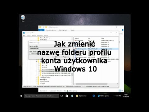 Wideo: Jak Zmienić Nazwę Folderu Użytkownika W Systemie Windows 10 Pro