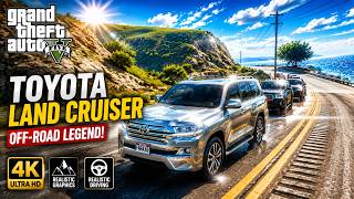Toyota Land Cruiser 200 Protocol Convoy Drive in GTA 5 | Realistic Traffic  #GTA5 #landcruiser screenshot 2