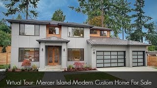 Virtual Tour Modern Mercer Island Home For Sale with Thach Nguyen