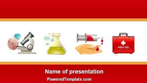 Medicinal Chemistry PowerPoint Template by PoweredTemplate.com