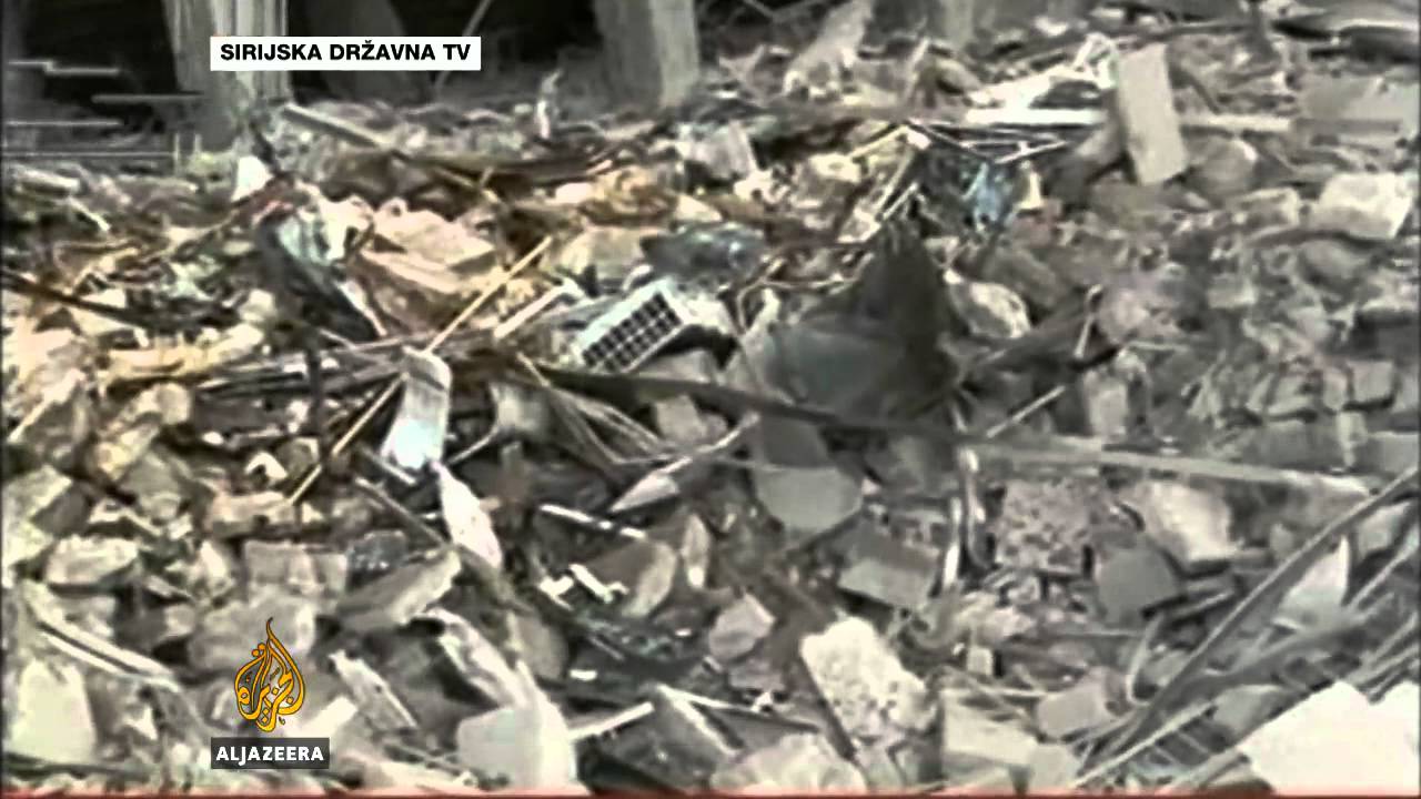 انفجارات قوية تهز حلب - قناة الجزيرة البلقان