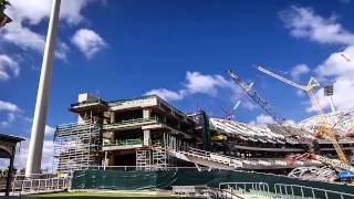 Redeveloped Adelaide Oval - time lapse December 2013