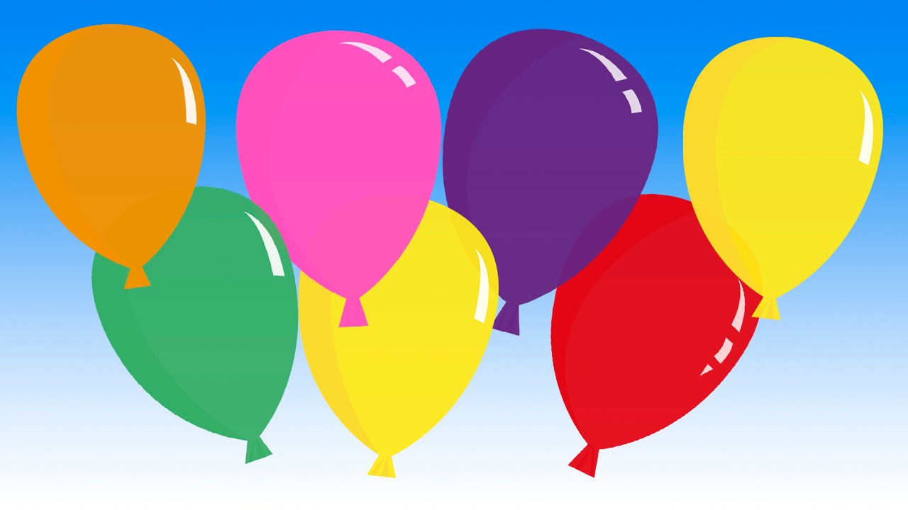 clipart red balloons song