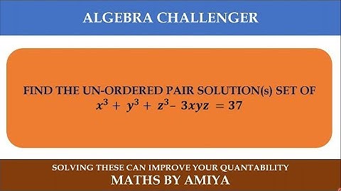 Algebra Challenger : Maths By Amiya | CAT 2021 | CAT 2022 | CAT 2023 | XAT 2022 | XAT 2023