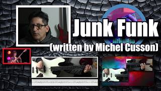 JUNK FUNK - Bass cover & Tutorial #alaincaron #jazzbass #fretlessbass