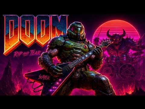 DOOM • Full Heavy Metal Synthwave Remix Album (16-Bit Hellfire
