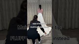 How to fluff the train!  (our viral video on TikTok!)