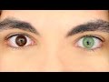 Pinky Paradise Princess Pinky Gemini Night Green Contacts Review Perfect For Dark Eyes