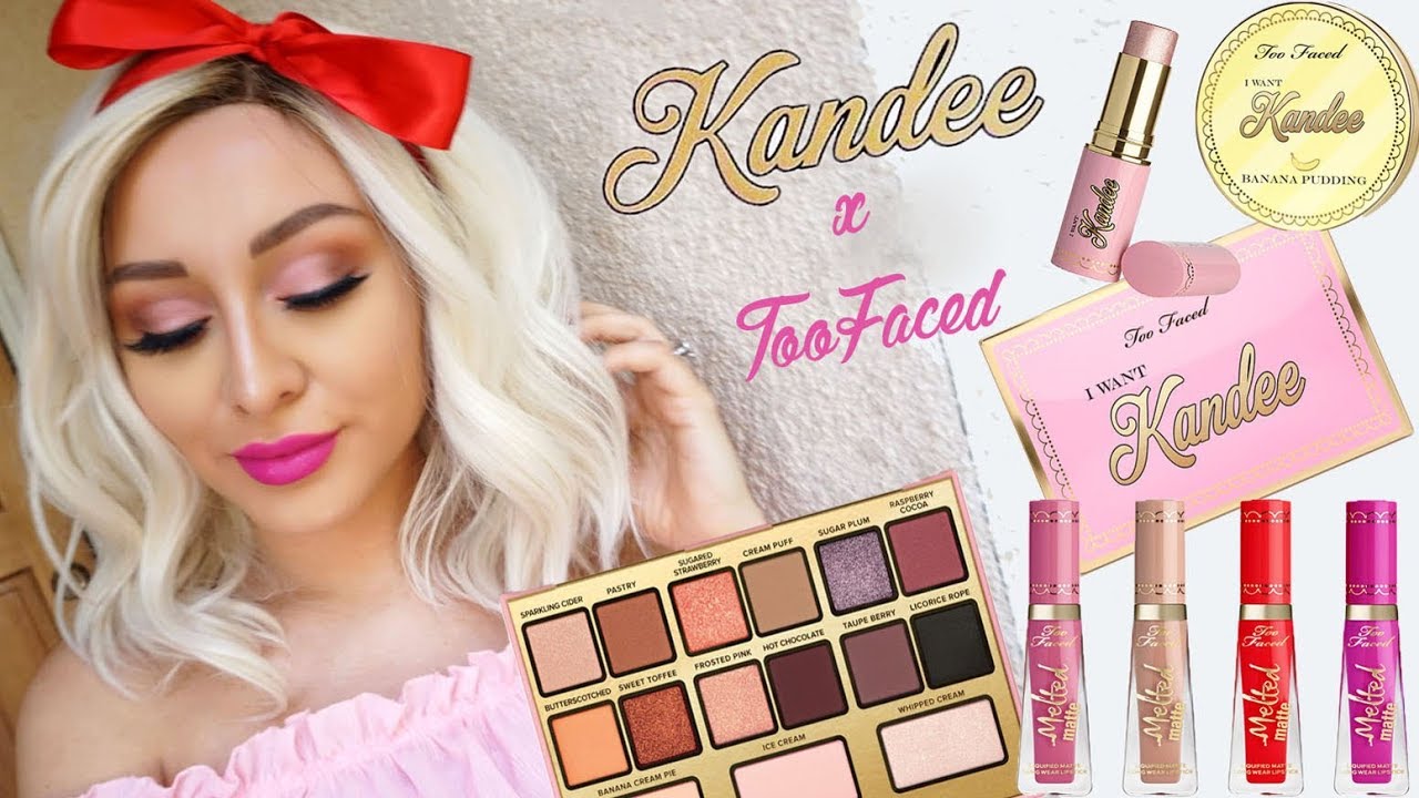 Tutorial + Review of the Too Faced x Kandee Johnson Full collection | Yes Hipolito