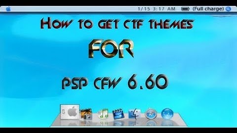 How to get ctf themes on PSP CFW 6.60