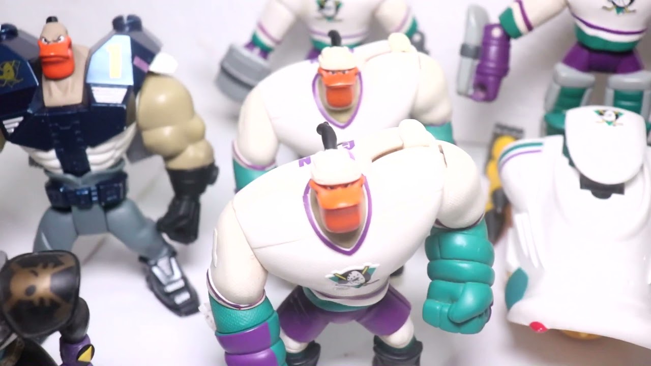 Coleção Super Patos bonecos anos 90 Mighty Ducks