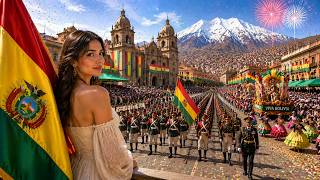 Bolivia Independence Day 2026 | Grand National Celebration & Military Parade in La Paz 4K