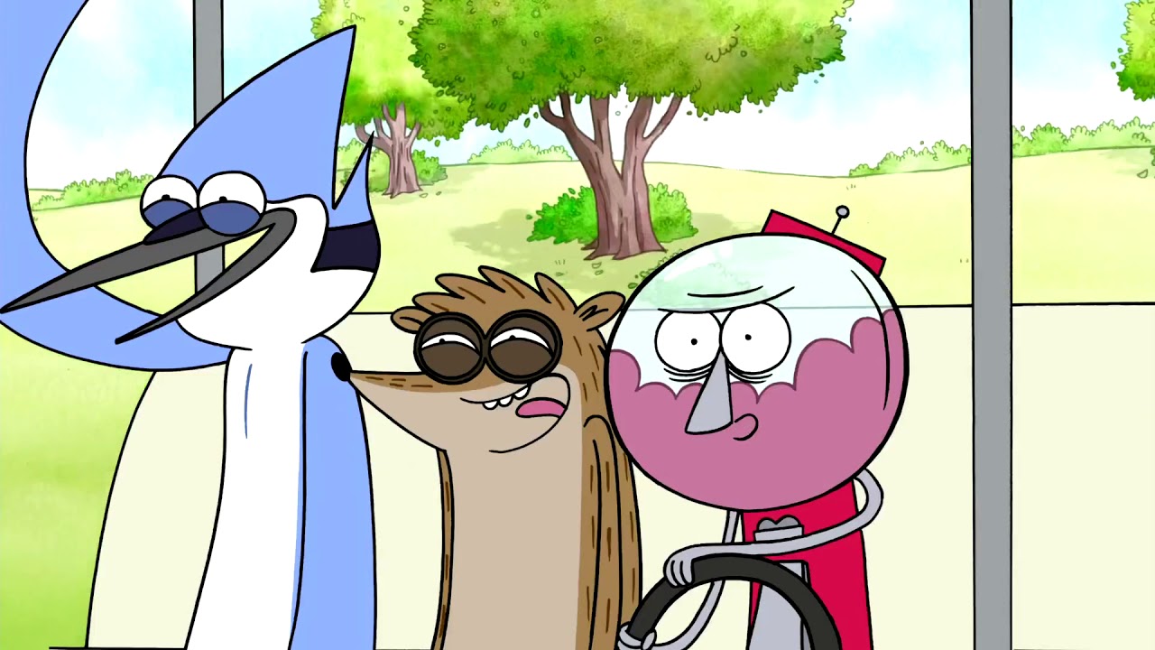 Regular Show - Benson Slacking Off With Mordecai And Rigby - YouTube.