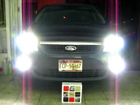 Probando Iluminacion Kit Xenon 6000K en Ford Focus...