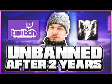 I am finally unbanned from Twitch - I am finally unbanned from Twitch