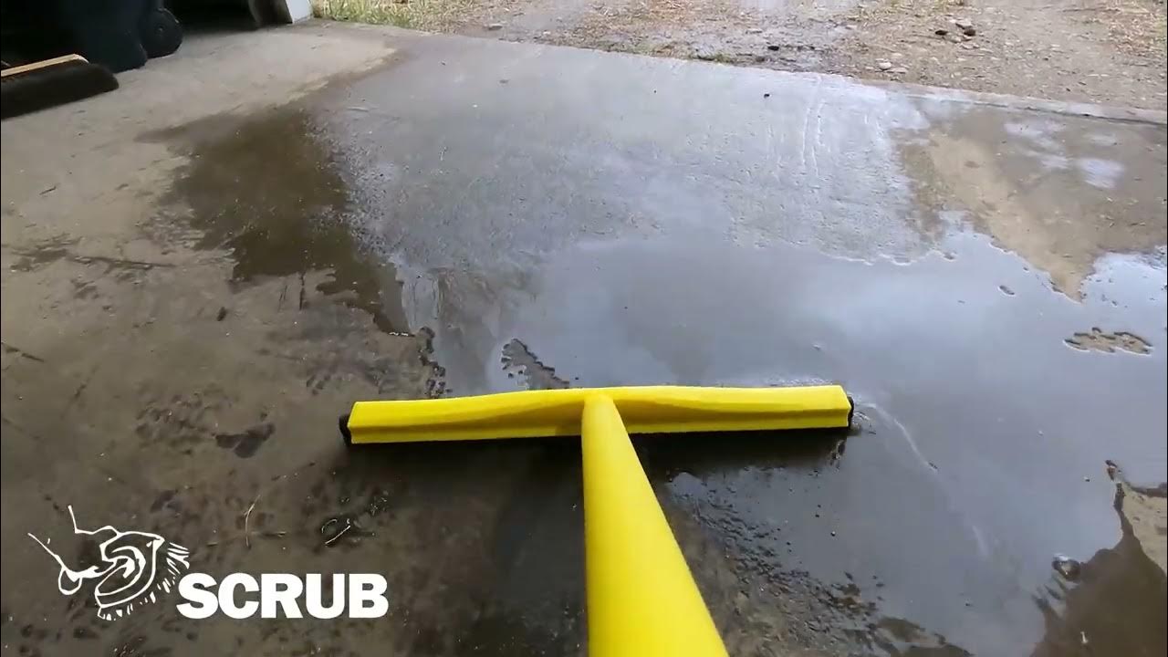 Rough Floor? Use a foam bladed squeegee! YouTube