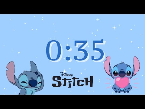 Stitch 35 seconde timer Sport and Study with Stitch Classroom Sport timer Pomodoro Timer