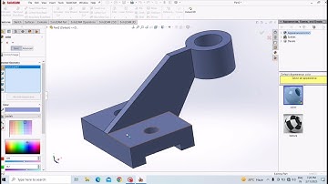 Solid Work 3D Cad Exercise 17 "Part of design" #cadcam3d #solidworks #partofdesign