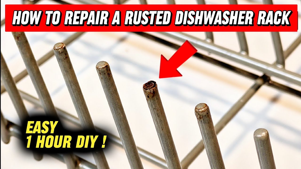 How to Repair a Rusted Dishwasher Rack - YouTube