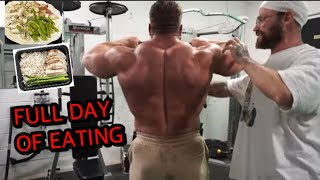 FULL DAY OF EATING 8 WEEKS OUT | CRAZY BACK DAY w/ BLP !!