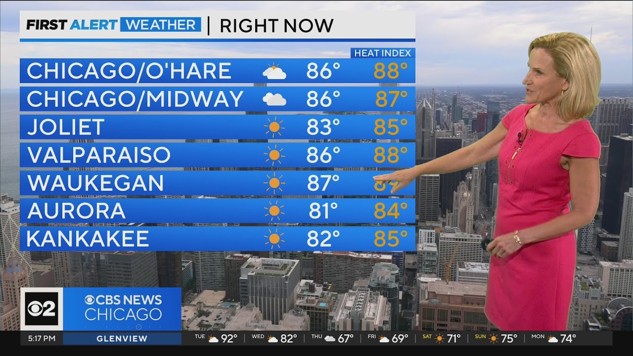 Chicago First Alert Weather: Possible storms, cold front on the way ...