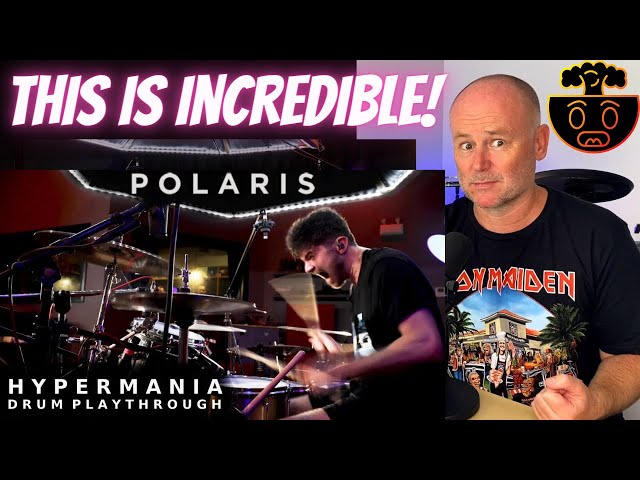 Drum Teacher Reacts: Polaris - HYPERMANIA [Drum Playthrough] - Daniel Furnari class=