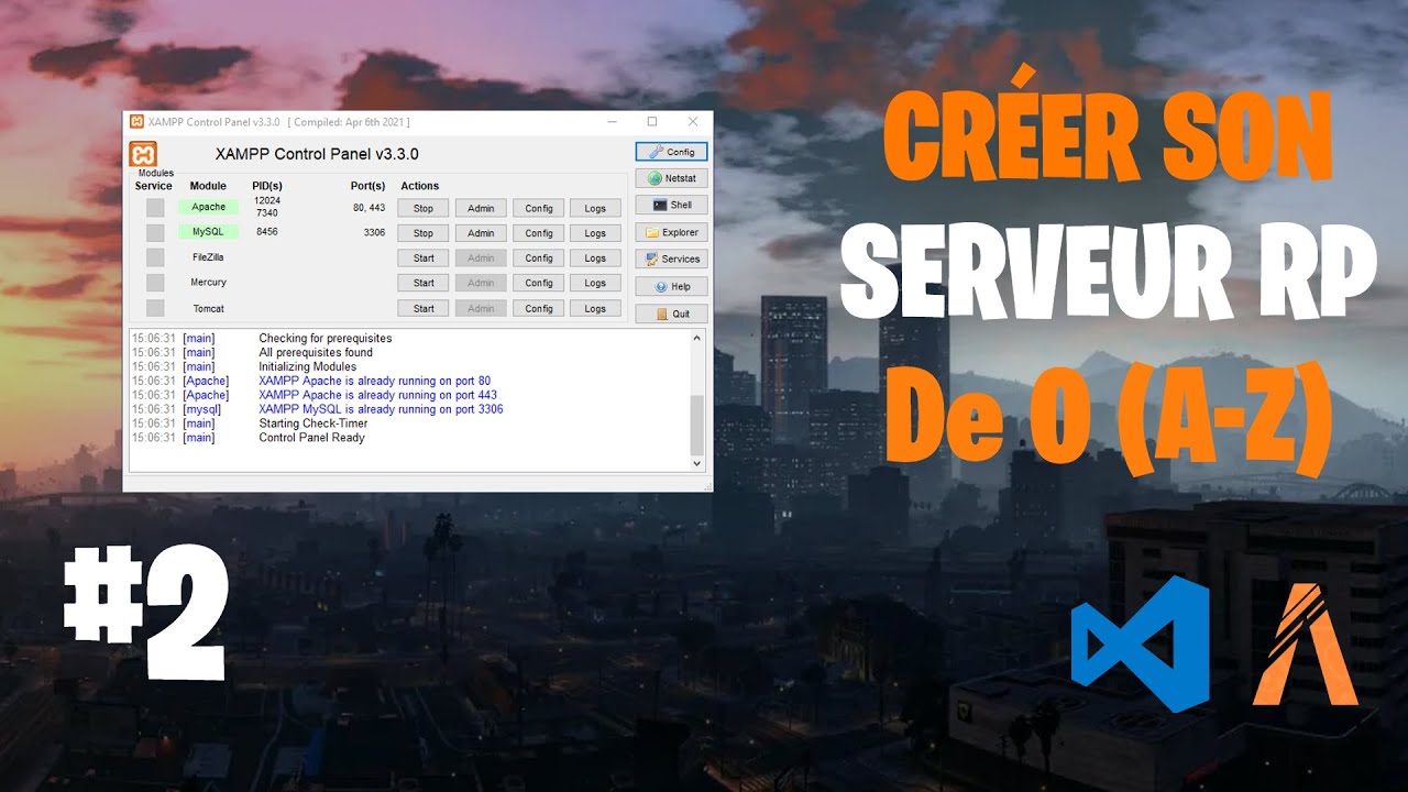 TUTO | CRÉER son SERVEUR RP de 0 (A-Z) | Liaison base de données #2 ...