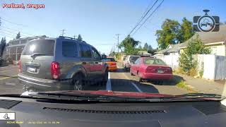 GUY TRIES TO AVOID ACCIDENT AND CAUSES A BIGGER CRASH   | Road Rage USA & Canada