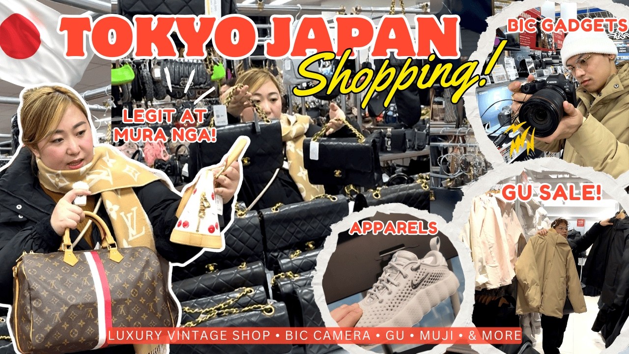 MAS MURA NGA! Tokyo Ultimate Shopping Guide: Luxury Vintage, BIC Camera, GU, Muji & MORE