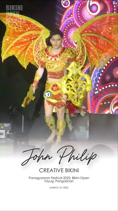 From Unique to Unforgettable — John Philip Forbes' Bikini Look at Tayug 2025 #pageant